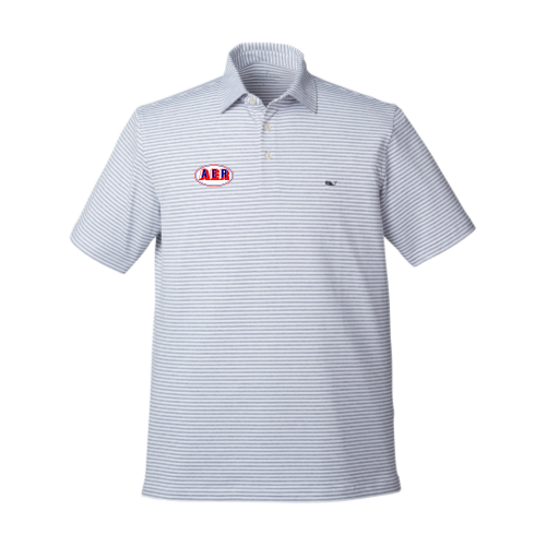 AER - Vineyard Vines Men's Heathered Striped Polo