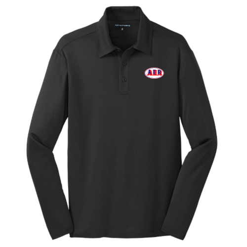 AER - Mens Long Sleeve Performance Polo