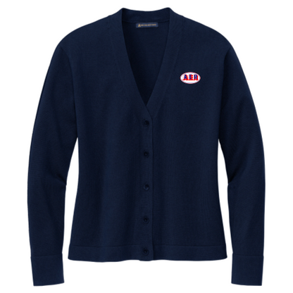 AER - Brooks Brothers Women's Cotton Stretch Cardigan Sweater