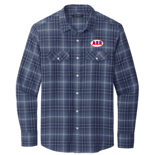 AER - Men's Button Up Flannel Print