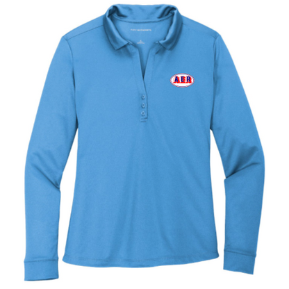 AER - Ladies Long Sleeve Performance Polo